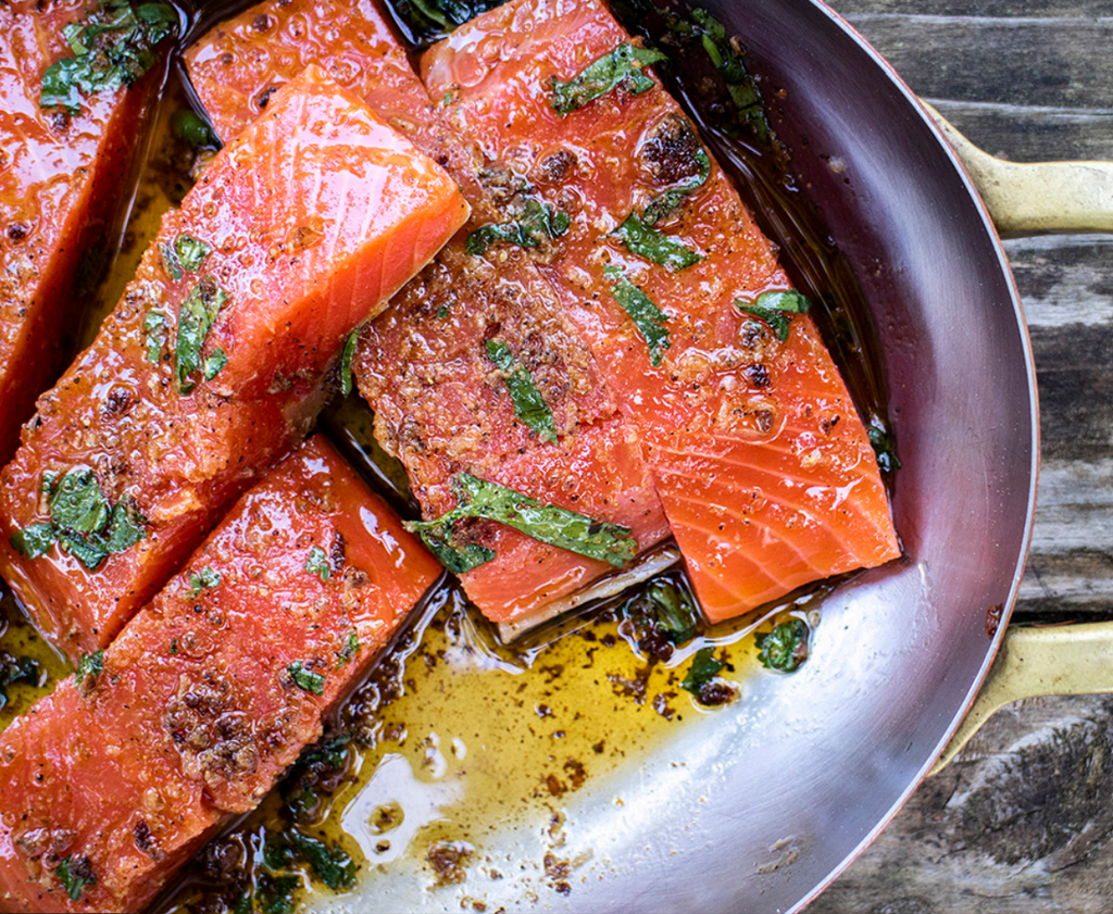 Moroccan Grilled Sockeye Salmon