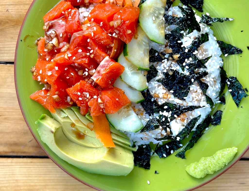 Sockeye Salmon Hawaiian Poke