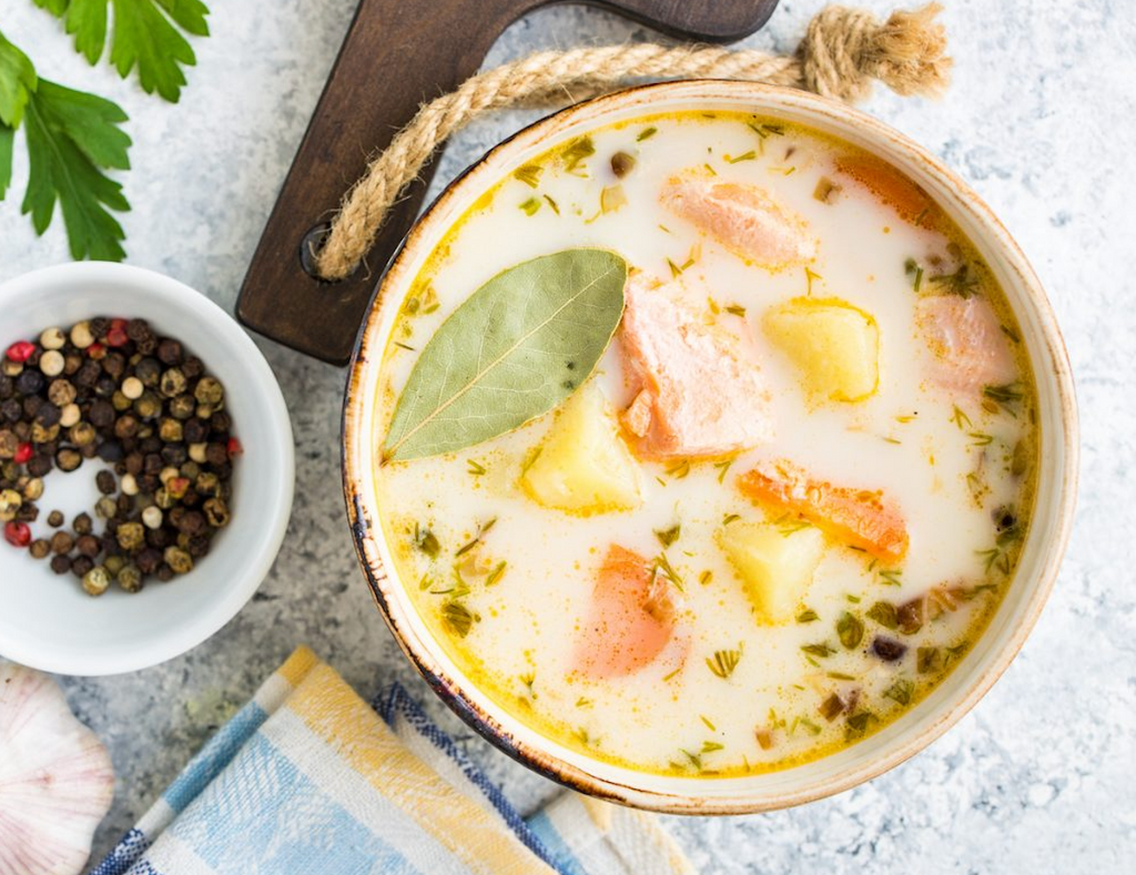 Sockeye Salmon Chowder
